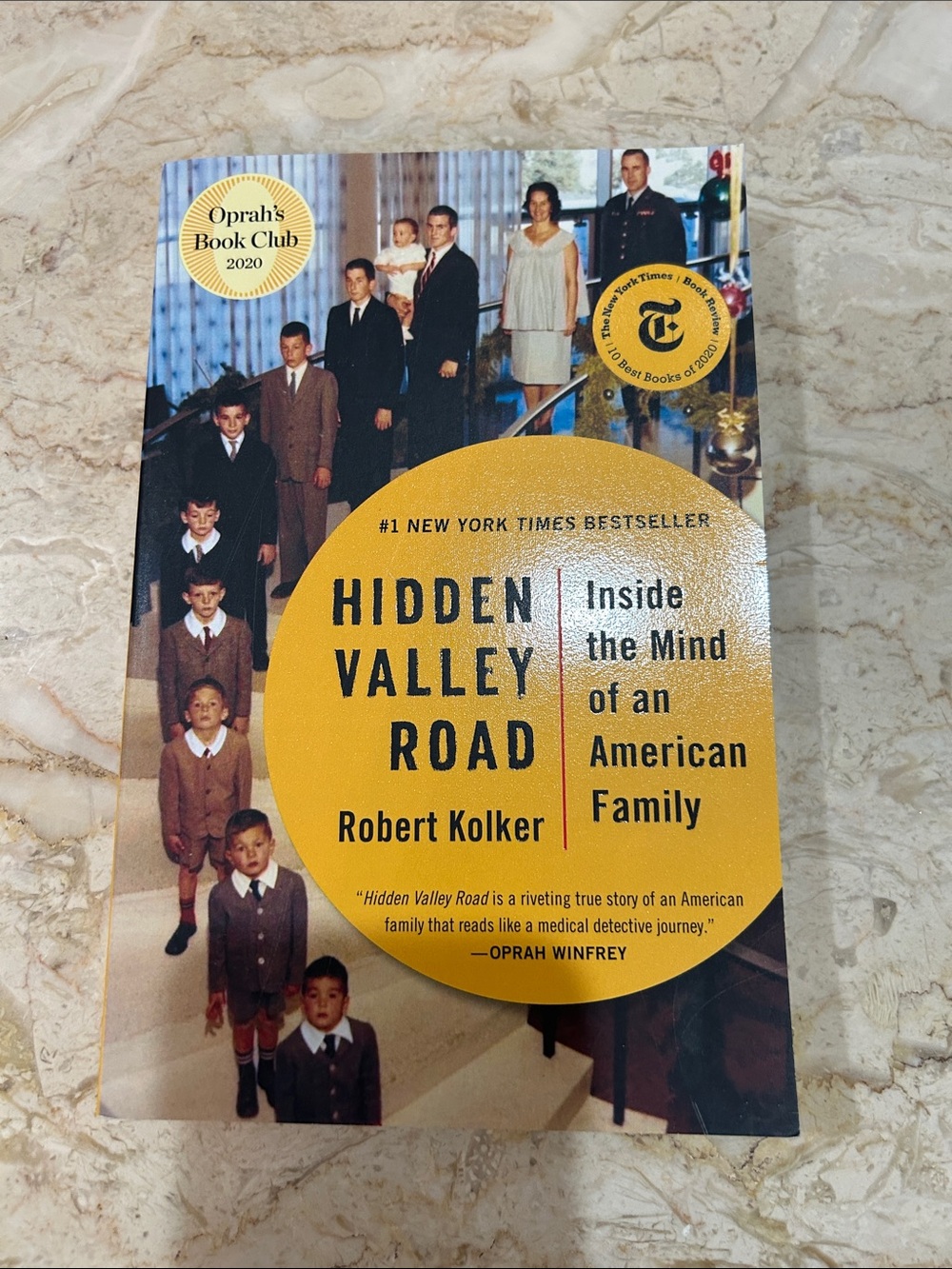 Hidden Valley Road by Robert Kolker - Yellow Cover Paperback